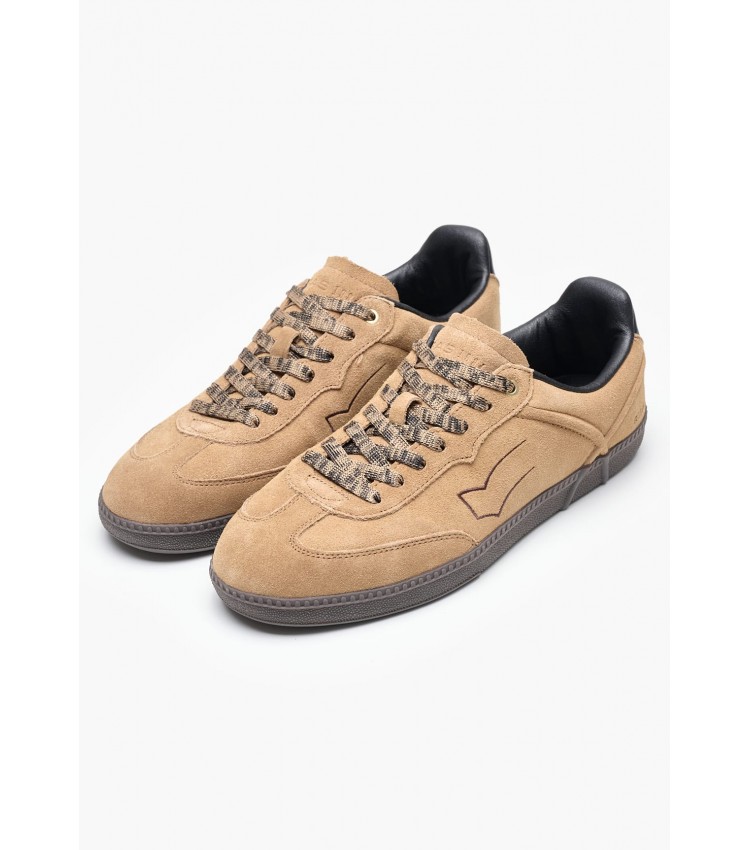 Men Casual Shoes Riva.Sd Beige Buckskin Gas