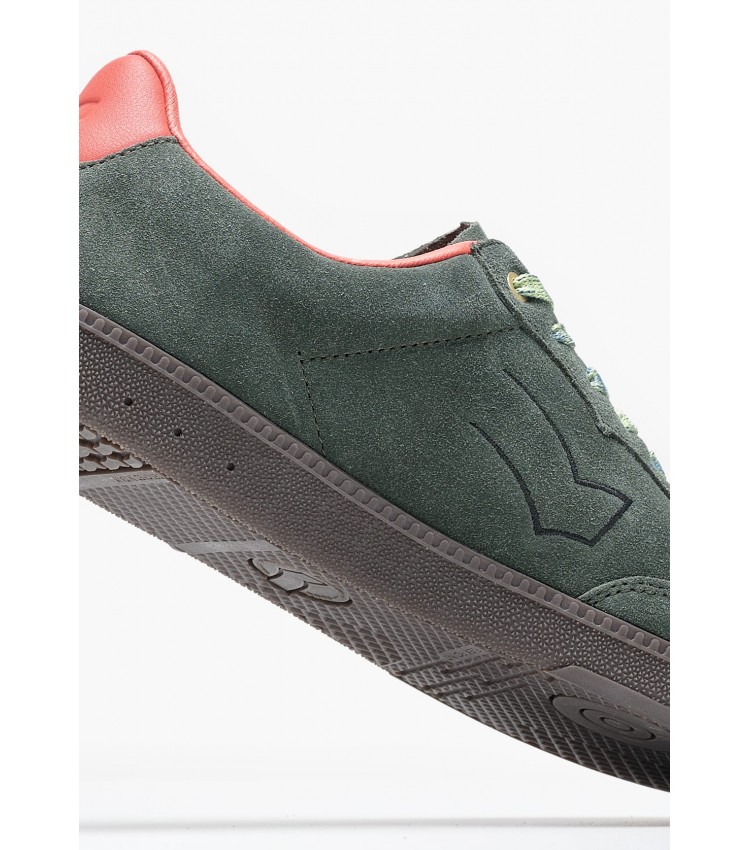 Men Casual Shoes Riva.Sd Green Buckskin Gas