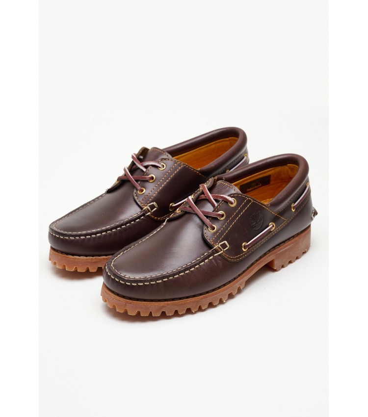 Men Sailing shoes 30003 Brown Leather Timberland