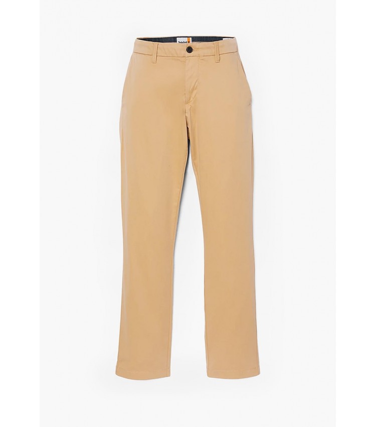 Men Pants A2BYY.B Beige Cotton Timberland