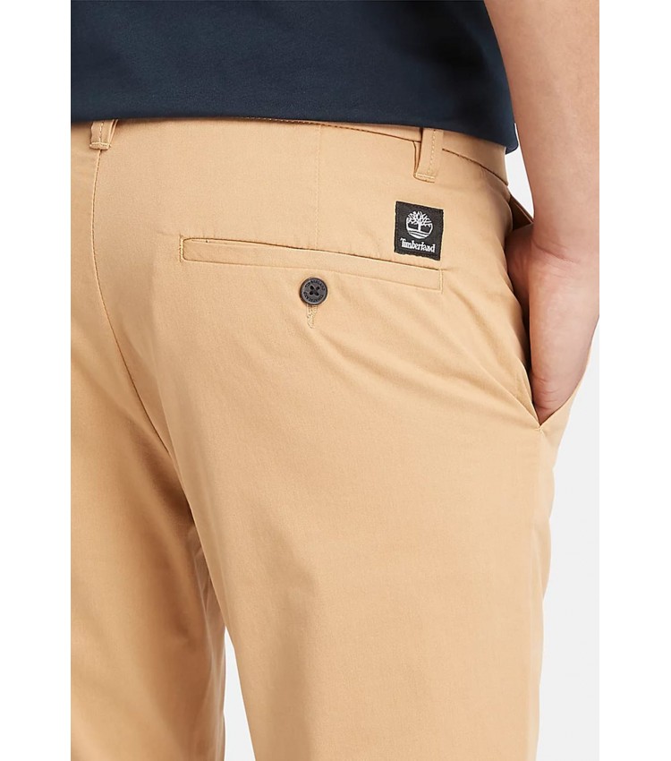 Men Pants A2BYY.B Beige Cotton Timberland