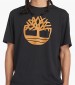 Men T-Shirts A2C2R.2 Black Cotton Timberland