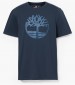 Men T-Shirts A2C2R.2 DarkBlue Cotton Timberland