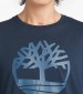 Men T-Shirts A2C2R.2 DarkBlue Cotton Timberland