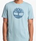 Men T-Shirts A2C2R.Ct Blue Cotton Timberland