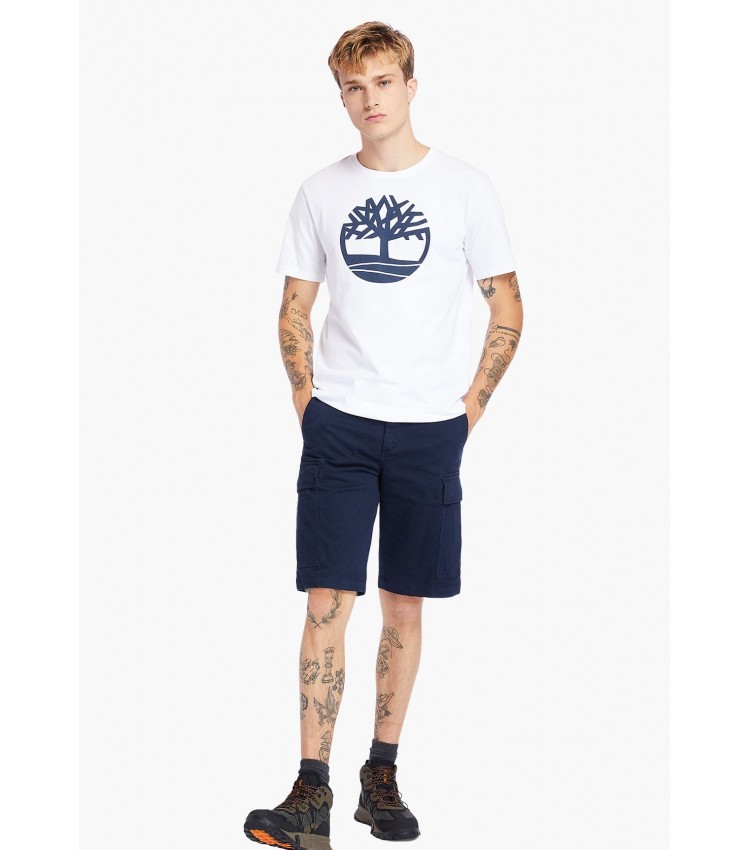 Men T-Shirts A2C2R White Cotton Timberland