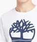 Men T-Shirts A2C2R White Cotton Timberland