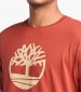 Men T-Shirts A2C2R Bordo Cotton Timberland