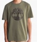 Men T-Shirts A2C2R Olive Cotton Timberland