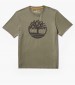 Men T-Shirts A2C2R Olive Cotton Timberland