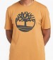 Men T-Shirts A2C2R Yellow Cotton Timberland