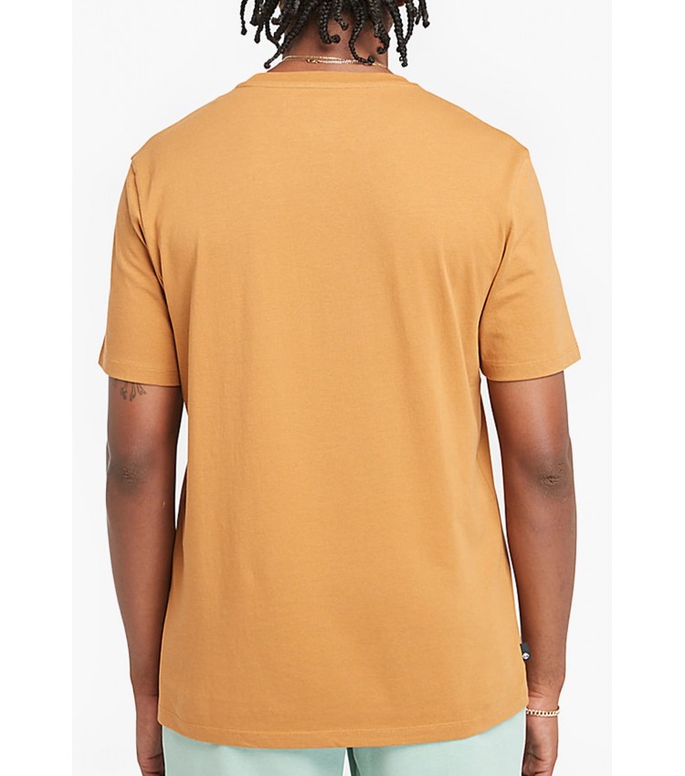 Men T-Shirts A2C2R Yellow Cotton Timberland