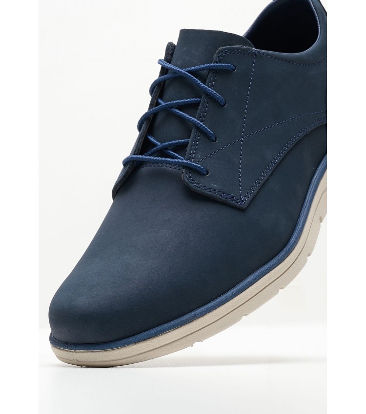 Men Casual Shoes A2C6N Blue Nubuck Leather Timberland