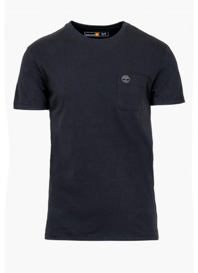 Men T-Shirts Sport.Print23 Black Cotton Lacoste