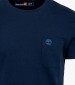 Men T-Shirts A2CQY.2 DarkBlue Cotton Timberland