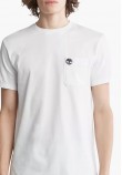 Men T-Shirts A2CQY White Cotton Timberland