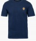 Men T-Shirts A2FKZ DarkBlue Cotton Timberland