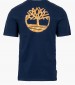 Men T-Shirts A2FKZ DarkBlue Cotton Timberland