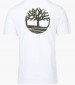 Men T-Shirts A2FKZ White Cotton Timberland