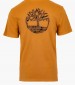 Men T-Shirts A2FKZ Yellow Cotton Timberland