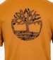 Men T-Shirts A2FKZ Yellow Cotton Timberland