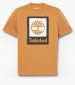 Men T-Shirts A5QS2 Yellow Cotton Timberland