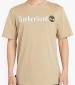 Men T-Shirts A5UPQ.Lp Beige Cotton Timberland