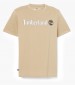 Men T-Shirts A5UPQ.Lp Beige Cotton Timberland