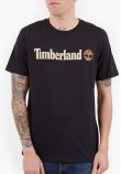 Men T-Shirts A5UPQ Black Cotton Timberland