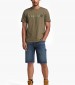 Men T-Shirts A5UPQ Olive Cotton Timberland