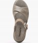 Women Sandals A63H4 Taupe Leather Timberland