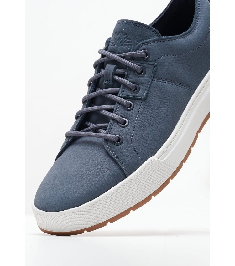 Men Casual Shoes A6A2D Blue Nubuck Leather Timberland