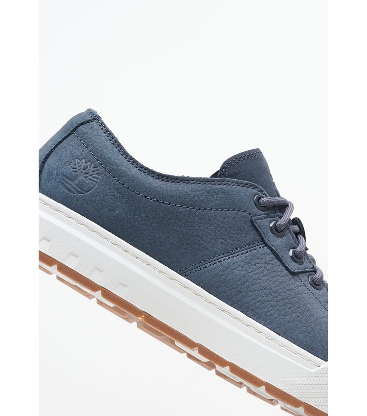 Men Casual Shoes A6A2D Blue Nubuck Leather Timberland