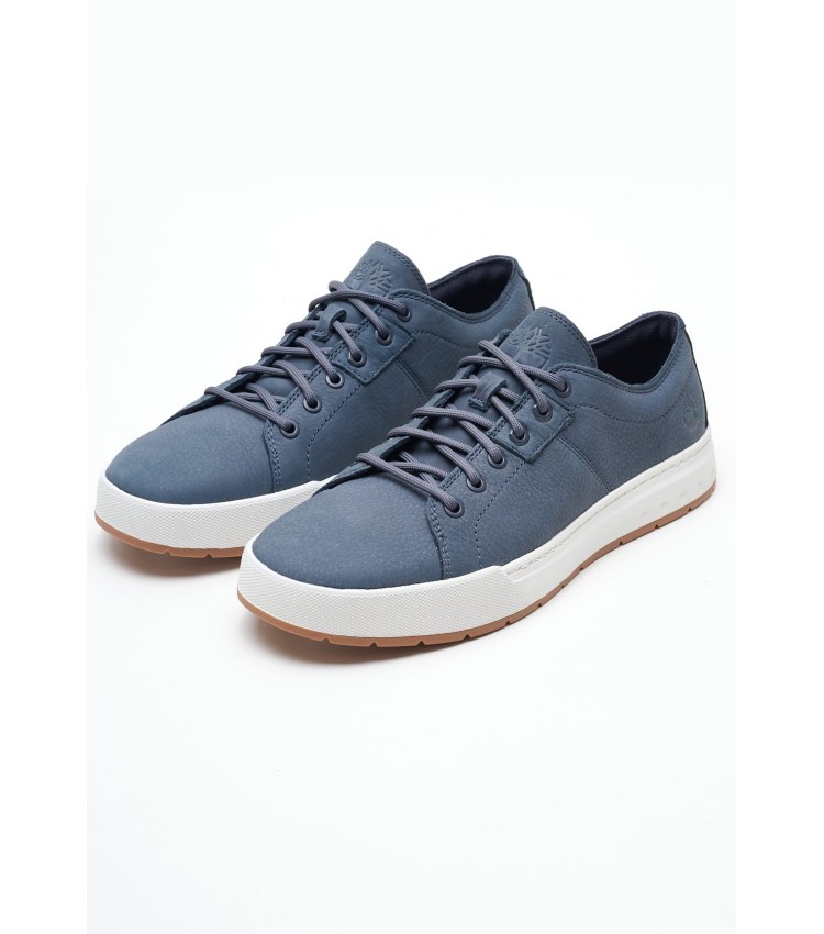 Men Casual Shoes A6A2D Blue Nubuck Leather Timberland