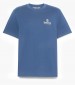 Men T-Shirts A6DG5 Blue Cotton Timberland