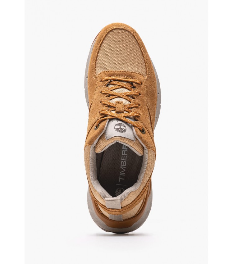 Ανδρικά Παπούτσια Casual A6DTE Κίτρινο Δέρμα Nubuck-Ύφασμα Timberland