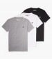 Men T-Shirts A6GH1.3pack Multi Cotton Timberland