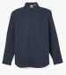 Men Shirts A6GRH DarkBlue Cotton Timberland