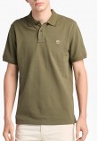 Men T-Shirts A6VDP Olive Cotton Timberland