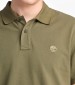 Men T-Shirts A6VDP Olive Cotton Timberland