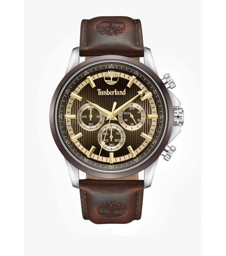 Men Watches TDWGF0054601 Brown Stainless Steel Timberland