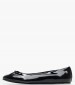 Women Balerinas Ballerina.Bow Black Patent Leather Tommy Hilfiger