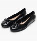 Women Balerinas Ballerina.Bow Black Patent Leather Tommy Hilfiger