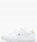 Women Casual Shoes Chic.Court White Leather Tommy Hilfiger