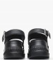 Women Sandals Low Chunky.City Black ECOleather Tommy Hilfiger