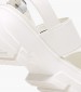 Women Sandals Low Chunky.City White ECOleather Tommy Hilfiger