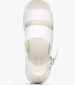 Women Sandals Low Chunky.City White ECOleather Tommy Hilfiger