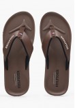 Ανδρικές Σαγιονάρες & Πέδιλα Comfort.Sandal Καφέ ECOleather Tommy Hilfiger