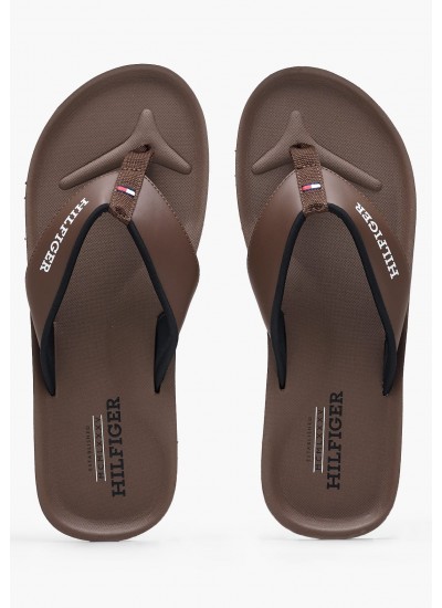 Men Flip Flops & Sandals Arizona.Bs.Nman Black ECOleather Birkenstock