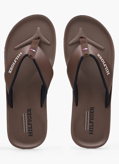 Men Flip Flops & Sandals Vaian005 Blue Rubber U.S. Polo Assn.